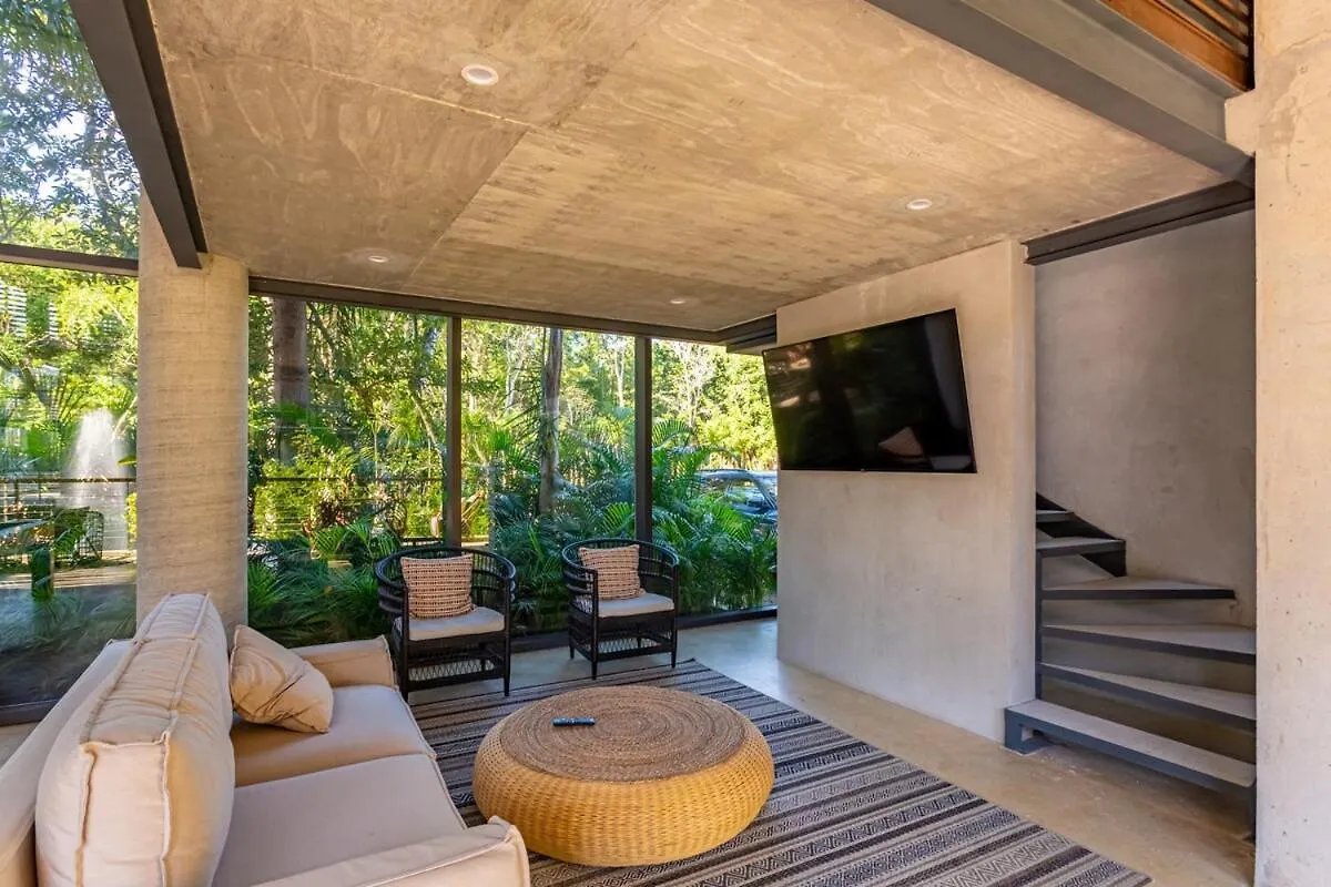 New Stylish 2-Bedroom Gym, Cenote And Pools Tulum Apartment