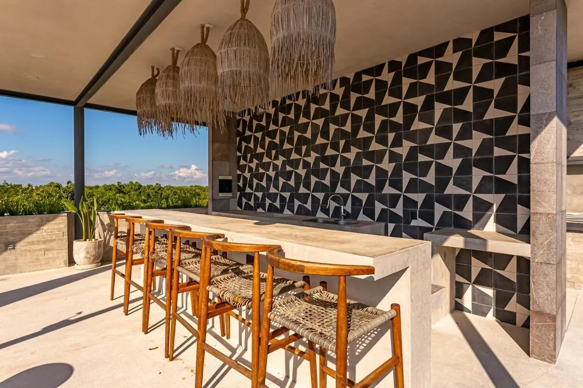 Apartment New Stylish 2-Bedroom Gym, Cenote And Pools Tulum Mexico
