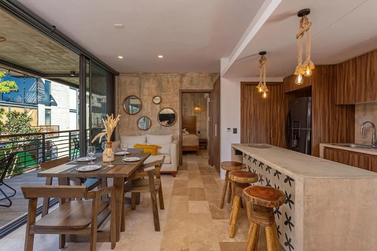 New Stylish 2-Bedroom Gym, Cenote And Pools Tulum Apartment